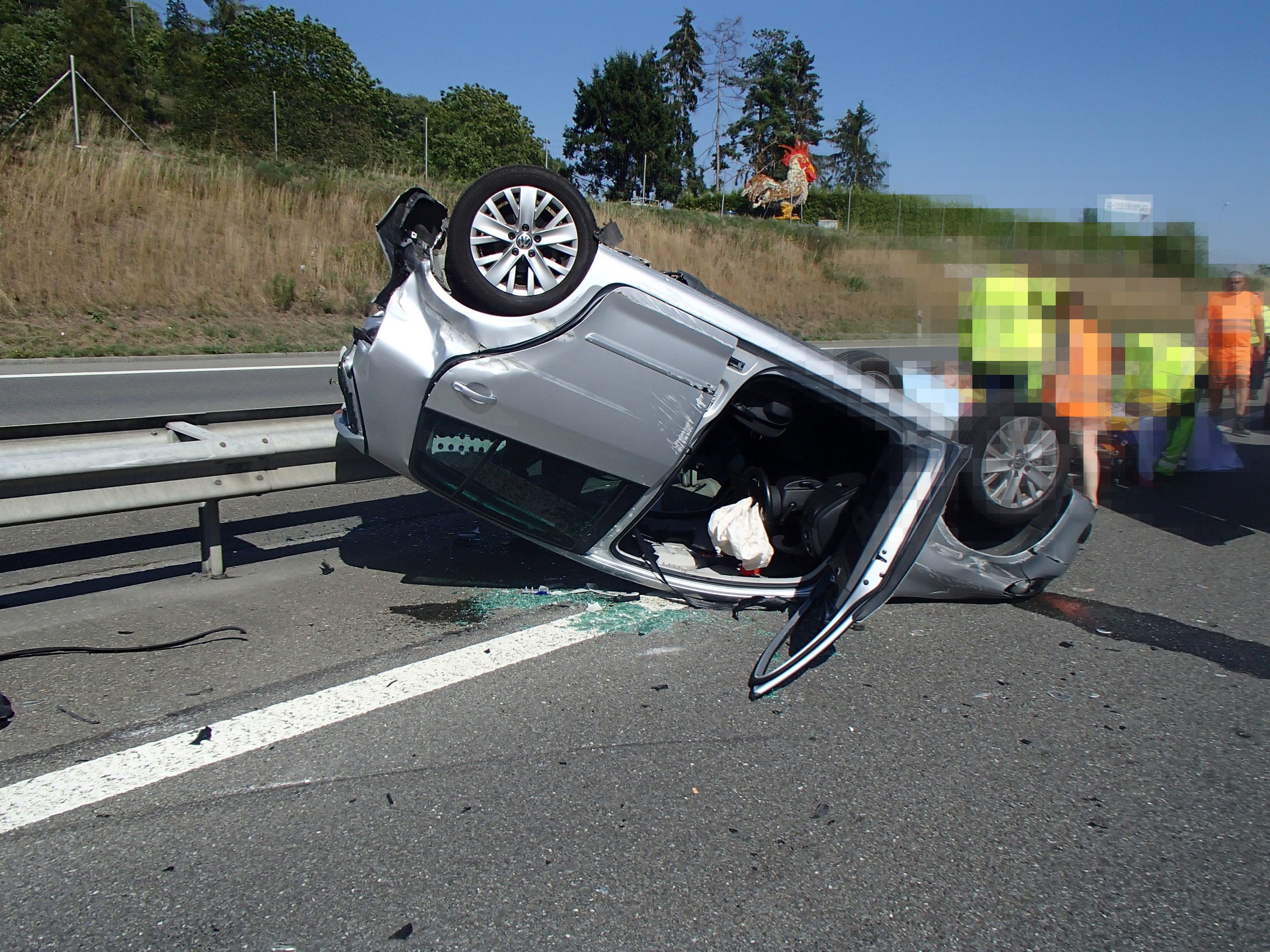 Bildstrecke - Auffahrunfall Auf Der A3 Bei Mülligen