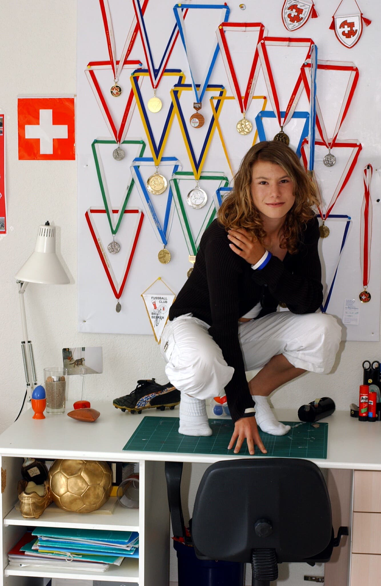 2005 wurde sie Schweizer Meister und Pokalsieger der Altersklasse U-18. In der folgenden Saison war sie die jüngste Spielerin der Nationalliga B.