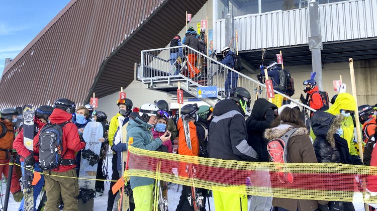 In Verbier drängten zahlreiche Wintersportler auf die Pisten. (Bild: Keystone)