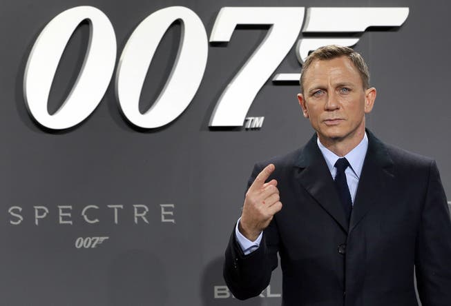 Daniel Craig spielt James Bond auch im neusten Film «Keine Zeit zu sterben.» (Archivbild)