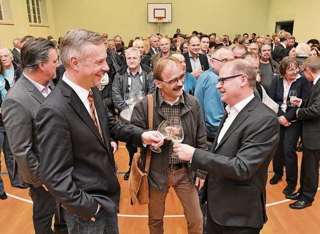 Andreas Schibli (FDP, Olten, links) tritt nicht mehr an, Urs Huber (SP, Obergösgen) wohl zum letzten Mal.