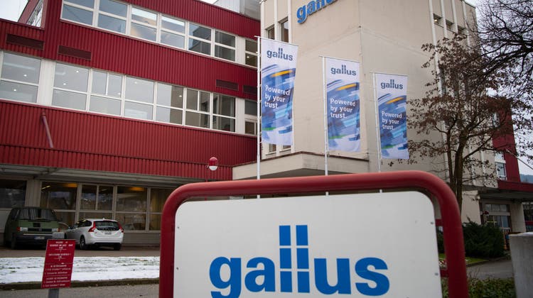 Der Gallus-Hauptsitz in St. Gallen. Vorerst wird das Traditionsunternehmen nun Teil der Heidelberger Druckmaschinen AG bleiben. (Bild: Ralph Ribi (4. Januar 2021))