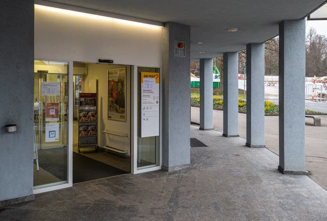 Die Poststelle Hünenberg.