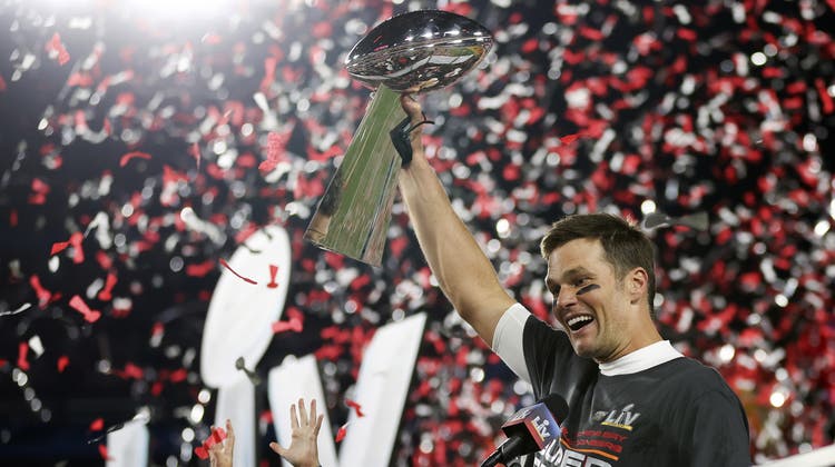 Kann Tom Brady mit 44 Jahren seinen achten Super Bowl und seinen zweiten mit Tampa Bay holen? (Ben Liebenberg / AP)