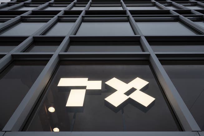 «PX» oder «TX»? Bildmarke des Verlagshauses «TX Group» in Zürich.