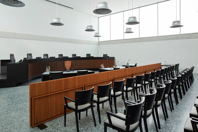 Der Rechtsstreit beschäftigt derzeit das Bundesverwaltungsgericht in St. Gallen: Blick in den Gerichtssaal.