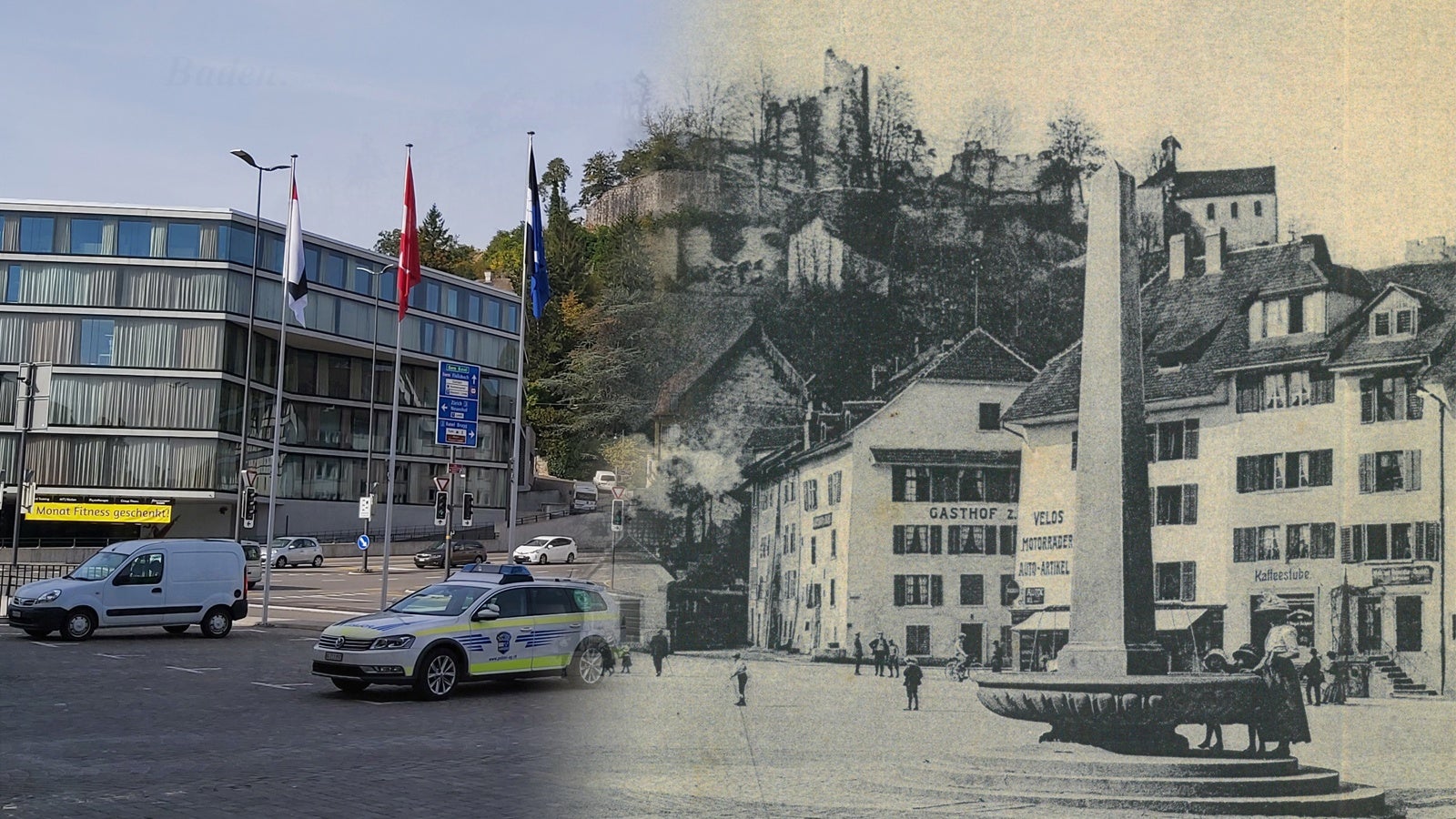 Bildserie: So Hat Sich Baden Verändert – Vor 100 Jahren Und Heute