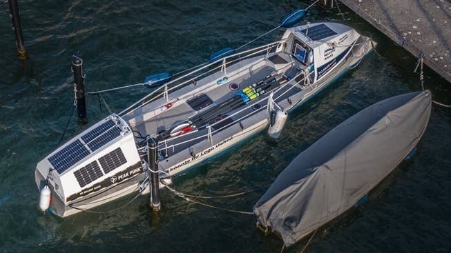 «Heidi» war während der vergangenen Monate die grosse Attraktion am Hafen Zürich Wollishofen. Am Samstag ist «Heidi» in Wettingen.