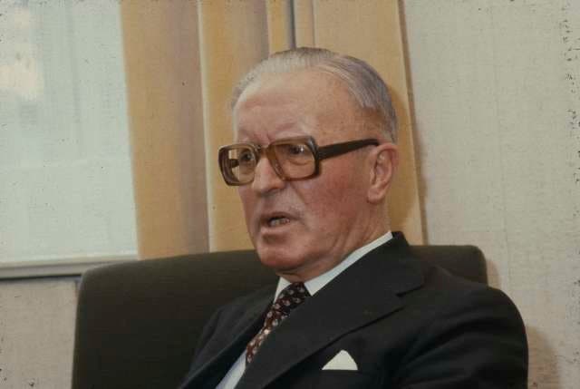 Alfred Schaefer 1982, vier Jahre vor seinem Tod.