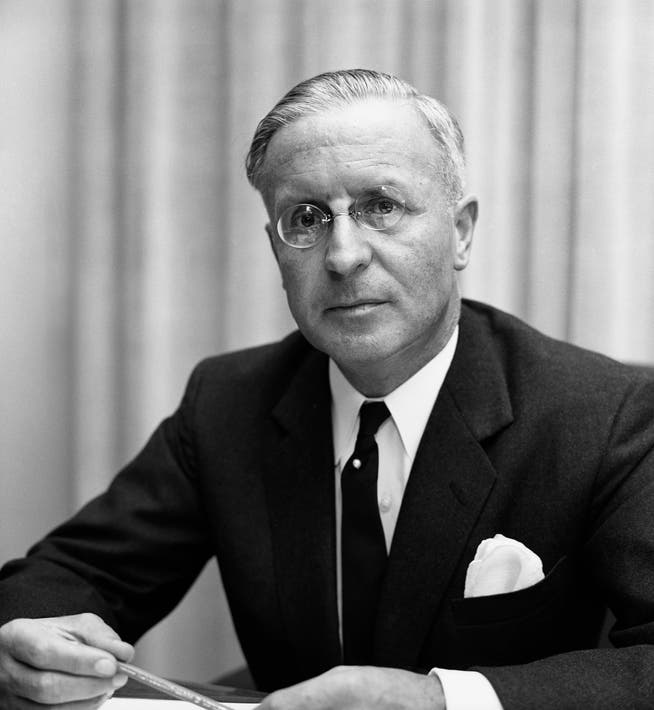 Alfred Schaefer aufgenommen im August 1965.