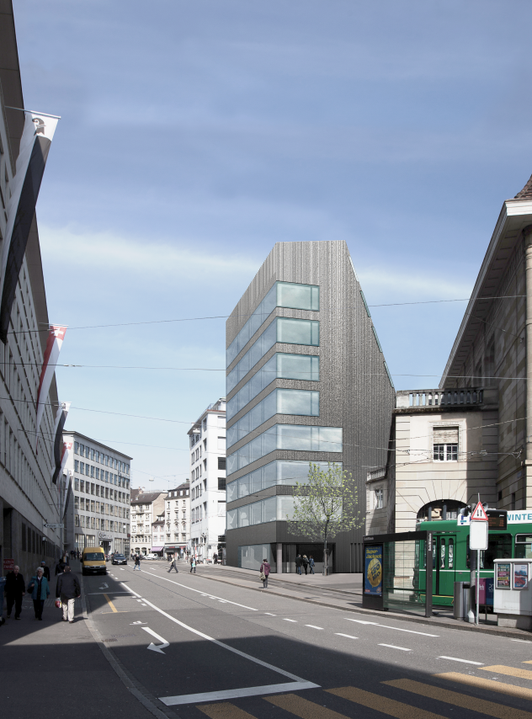 Der Wettbewerb für das Projekt brachte neben dem Gewinner noch weitere interessante Skizzen hervor: Das Projekt Rheingold von der agps architecture ltd in Zürich war zweitplatziert. 