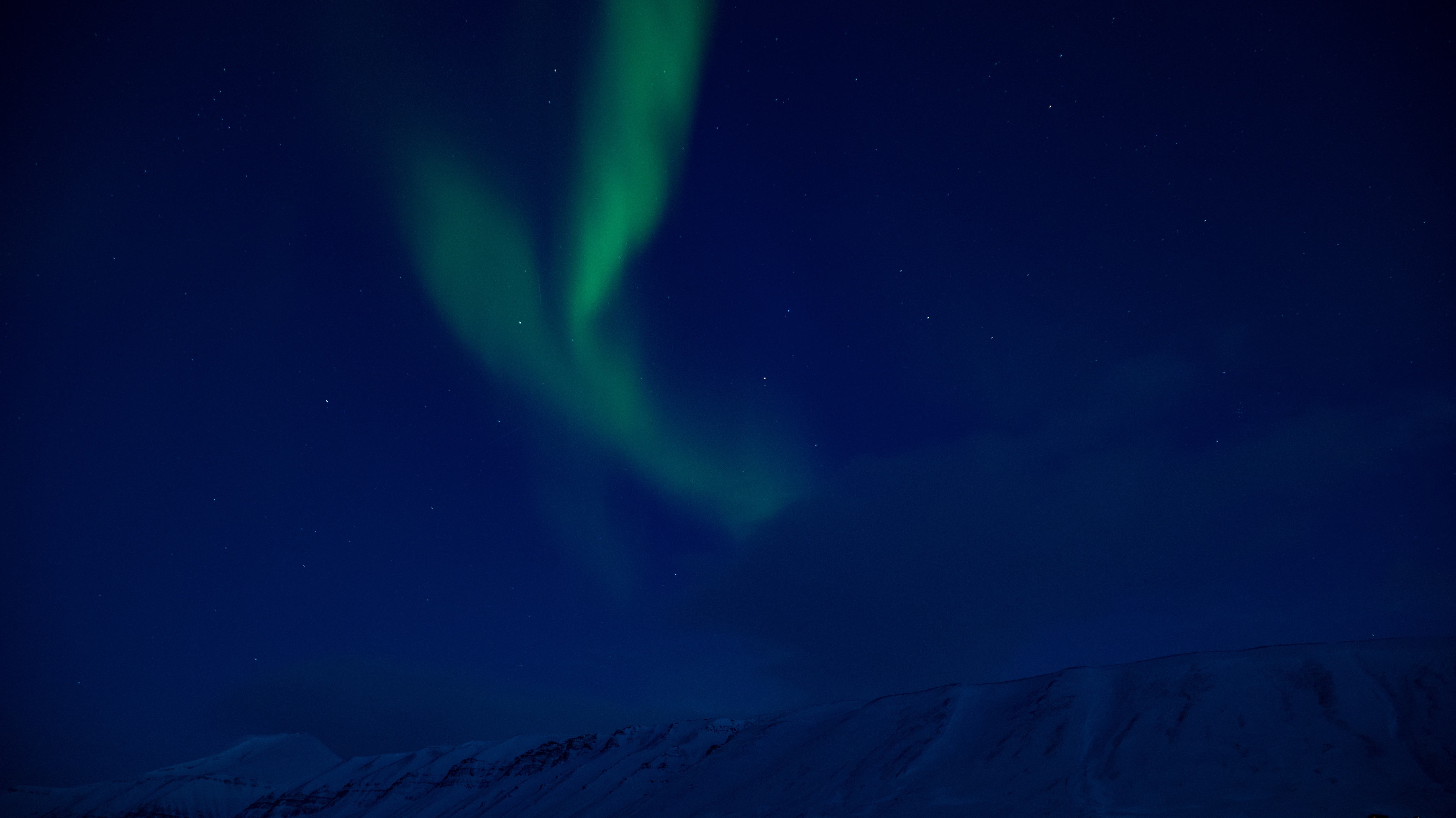Grünes Spektakel: In den Monaten Oktober und Februar kann man in der Nacht das Nordlicht beobachten.