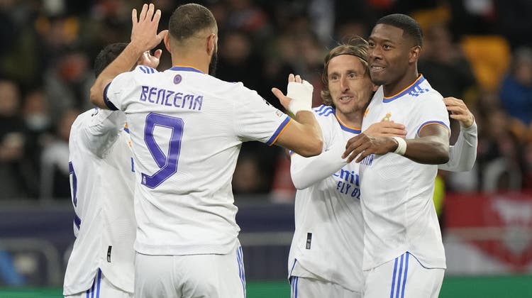 Die Stars von Real Madrid wollen nach dem Gewinn der spanischen Meisterschaft auch in der Champions League siegen. (Efrem Lukatsky / AP)