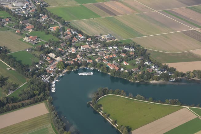 Luftaufnahme von Altreu (Dorfteil von Selzach). Der Gemeinderat lässt ein Liegenschaftskonzept für die gemeinde ausarbeiten