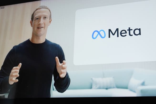 Will von der Welt der Sozialmedien wechseln in die virtuelle Welt des Metaverse: der Gründer und Chef von Facebook, Marc Zuckerberg 