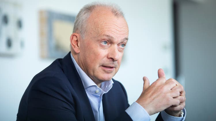 Swisscom-Chef Urs Schaeppi (Worblaufen, 1. Juni 2021). (Britta Gut / CH Media)