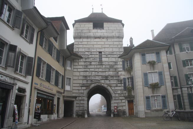 Das Baseltor in Solothurn: Der Zustand des Gemäuers im Innern des Torbogens sei schlechter als erwartet. (Archivbild)