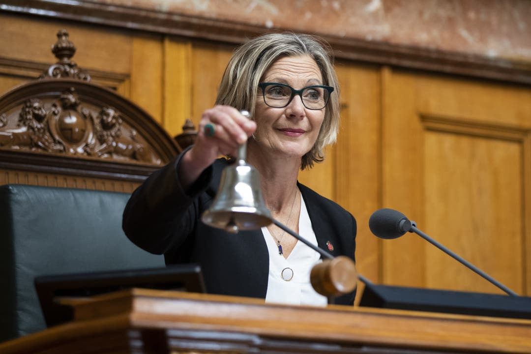 Maya Graf, Ständerätin GP-BL und ehemalige Nationalratspräsidentin eröffnet die Frauensession 2021.