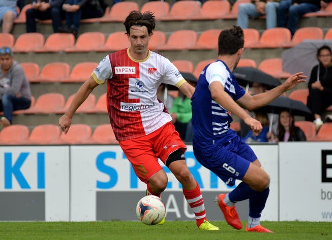 Marco Mathys schoss den FC Solothurn mit seinem zweiten Tor in dieser Saison zum Auswärtssieg in Wohlen.