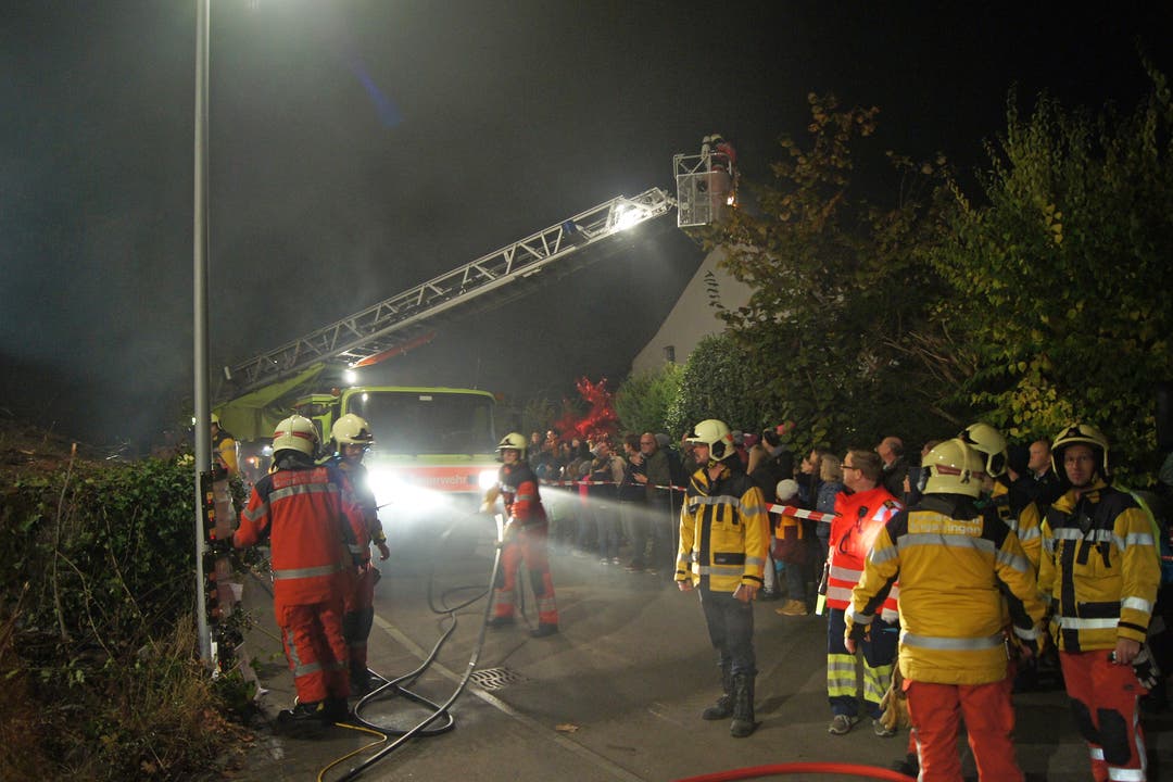 Am Freitagabend fand die diesjährige Hauptübung der Feuerwehr Engstringen statt.
