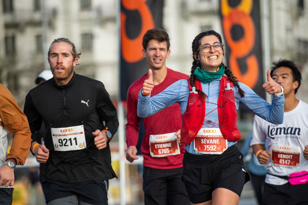 Sévane Bercher aus Morges lief den Marathon.