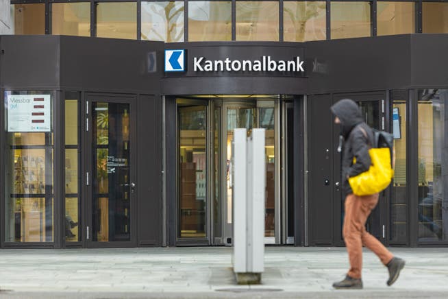 Der Hauptsitz der Aargauer Kantonalbank AKB an der Bahnhofstrasse in Aarau.