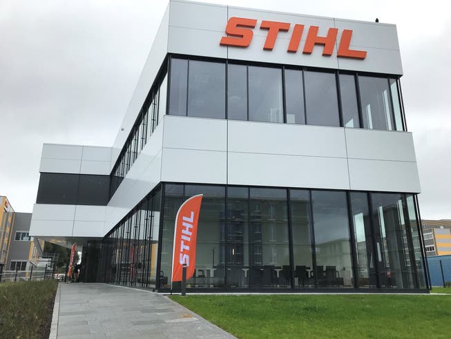 Der jüngste, aber wahrscheinlich nicht der letzte Neubau der Firma Stihl in Wil.