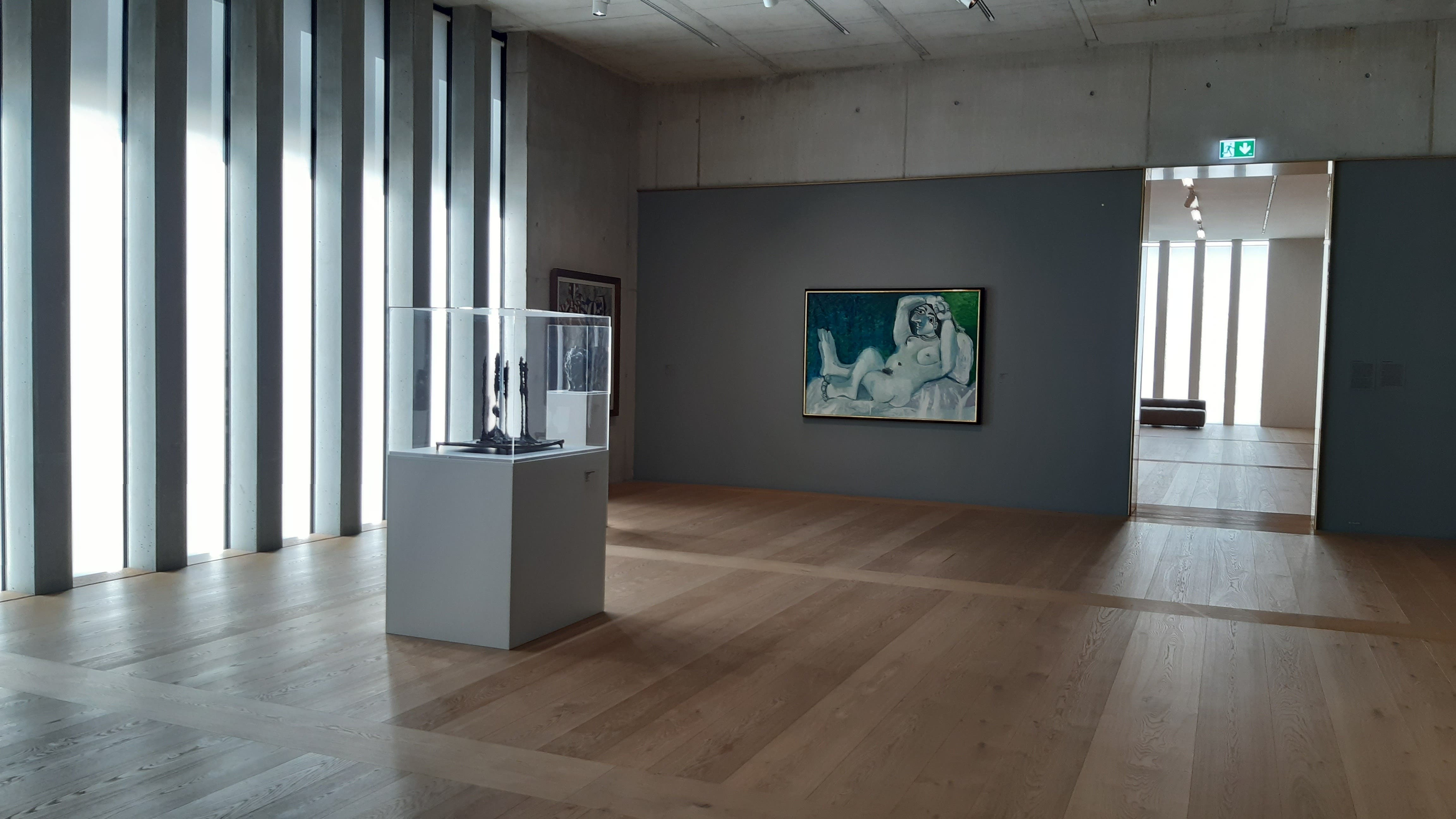 Werke von Picasso und Giacometti im Chipperfield-Bau.