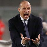 Selbst der frühere Erfolgstrainer Massimiliano Allegri bringt Juventus Turin nicht in die Erfolgsspur. (Emanuele Pennacchio / EPA)