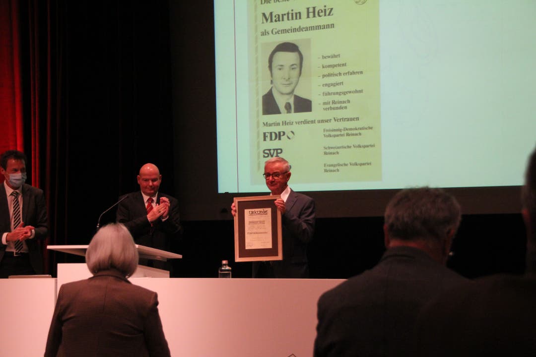 Heiz wurde an der Gemeindeversammlung das Ehrenbürgerrecht verliehen.