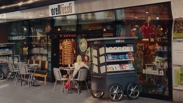 Beim Kaffee im Sonnenschein in den neu gekauften Büchern schmökern: Der Orell Füssli in der Freien Strasse plant Aussenbewirtung. (zvg)
