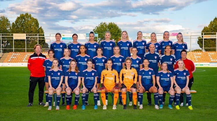 Auf die Saison 2021/22 wurde aus den SC Derendingen Frauen die FC Solothurn Frauen. (Daniel Lüscher)