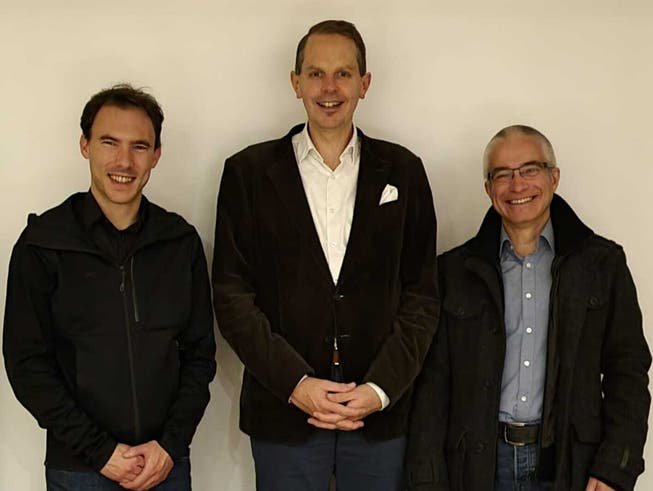 Von links: Andreas Kälin, Dominik Steiner und Franz Mathis.