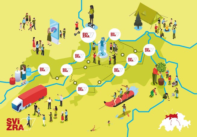 Bei Svizra27 ist erst Basel als Austragungsort fixiert. Alle anderen sind noch auszuhandeln. Die Bedingung: Sie haben an einem Fluss zu liegen.