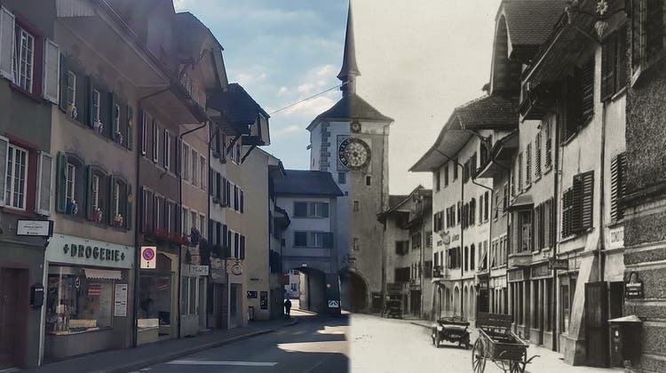 Vor 100 Jahren: So sahen Mellingen, Kaiserstuhl und Brugg früher aus – und heute
