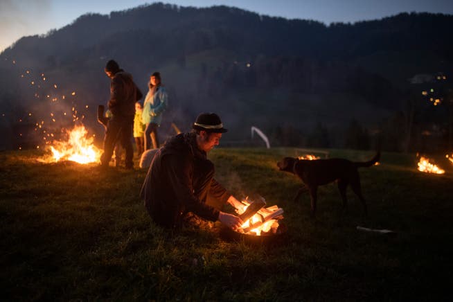 Der Feuergarten in Dicken im Neckertal findet dieses Jahr zum zweiten Mal statt.
