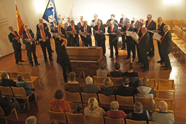 Nach anderthalb Jahren konnte der Männerchor Rudolfstetten-Friedlisberg und Bergdietikon in der Kirche Bergdietikon wieder auftreten.