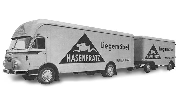 Zu Beginn war die Firma unter dem Namen Hasenfratz unterwegs. Später wurde daraus Hasena. (zvg)