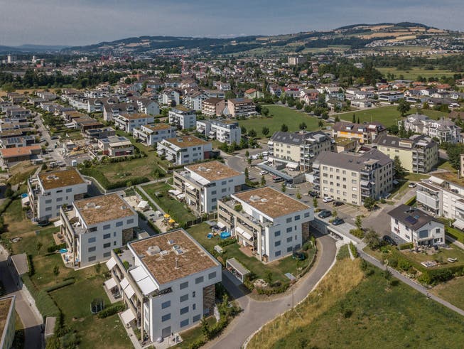 Blick auf die Gemeinde Oberkirch. 