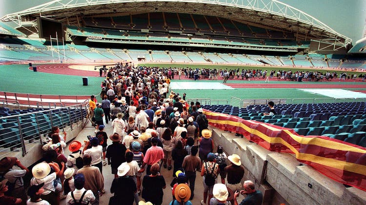 Das Stadion Australia in Sydney kam für die Olympischen Spiele 2000 zum Handkuss und nicht das Stadion Kleinholz in Olten (AP)