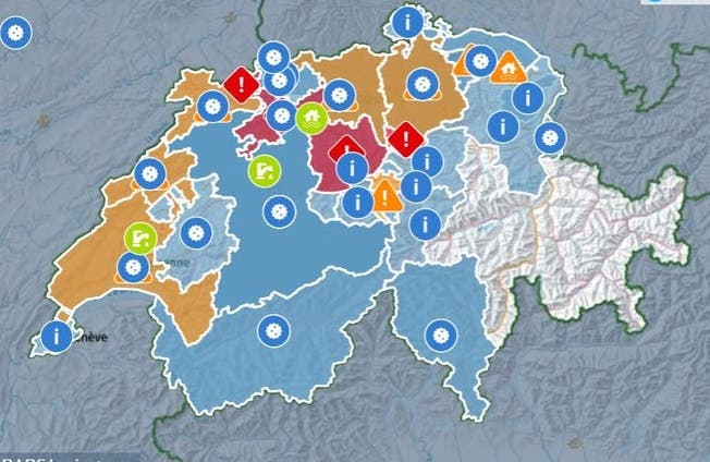 Von der Störung im Juli war fast die gesamte Schweiz betroffen. (Archivbild)