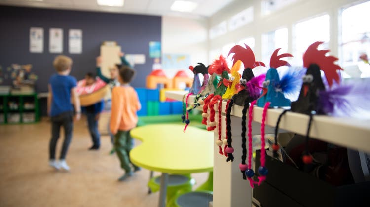 Wie wird die schulergänzende Kinderbetreuung im neuen Schulhaus Kleinholz aussehen? (Themenbild: Matthias Jurt)