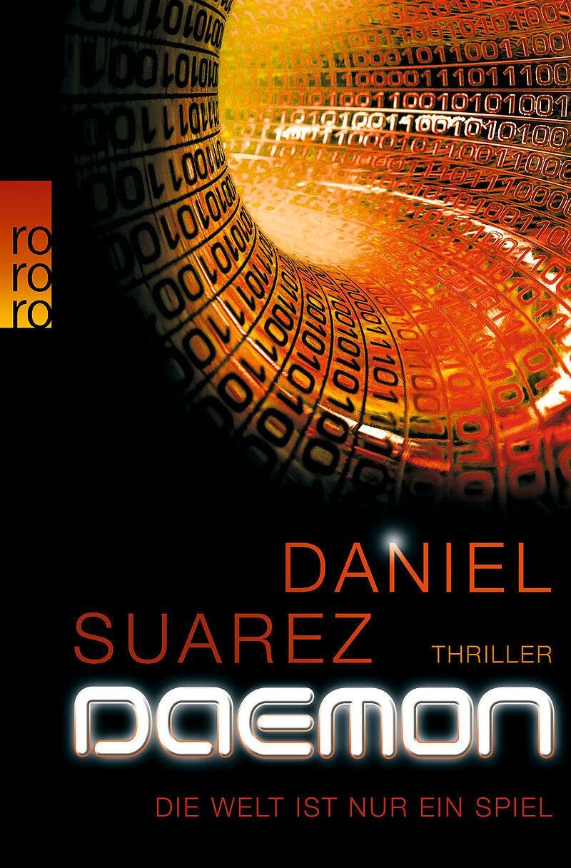 Künstliche Intelligenz: Autonome Autos, Drohnen, 3D-Drucker – je vernetzter die Welt ist, desto mächtiger könnte eine künstliche Intelligenz werden. In «Daemon» (2006) von Daniel Suarez formt sie die Gesellschaft um. Zum Guten?