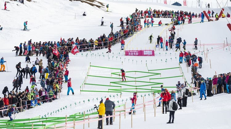 Ein bleibendes Erbe der Youth Olympic Games im Februar 2020 in Lausanne: Die Olympische Premiere der Skitouren-Wettkämpfe. (Keystone)