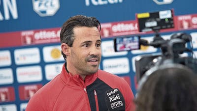 FCL-Interimstrainer Sandro Chieffo wurde am Donnerstag den Medien vorgestellt. (Bild: Pius Amrein (Luzern, 25. November 2021))