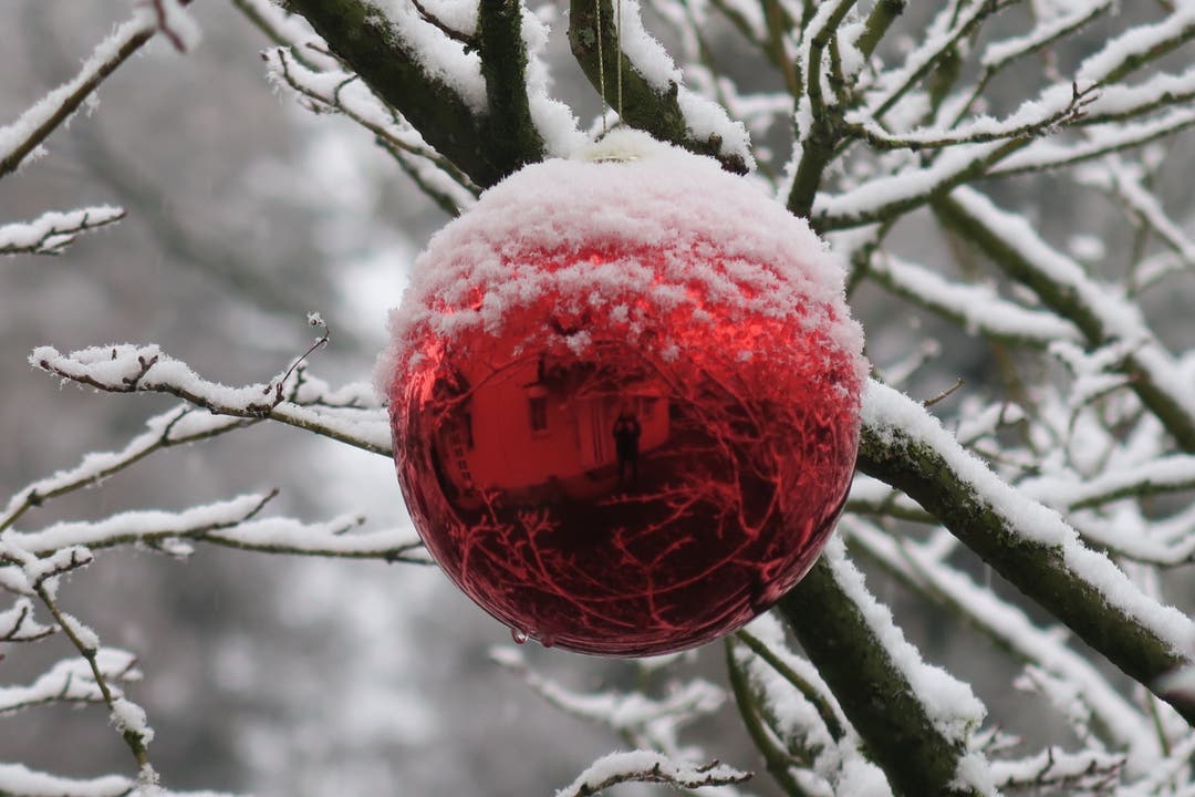 «Es schneielet, es beielet»: Mit dem ersten Schnee kommt doch gleich so richtig Vorweihnachtsstimmung auf.