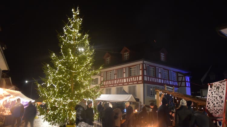Bild vom letztjährigen Weihnachtsmarkt in Stettfurt. (Bild: Kim Ariffin)