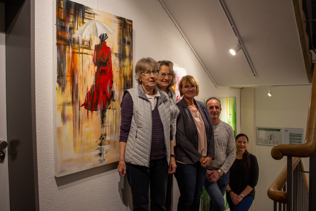 Lotti Tinguely, Susanna Frei, Sandra Rottensteiner, Martin Büchi und Julia Hirt von der Kulturkommission freuten sich, endlich wieder einen Anlass durchführen zu können. 
