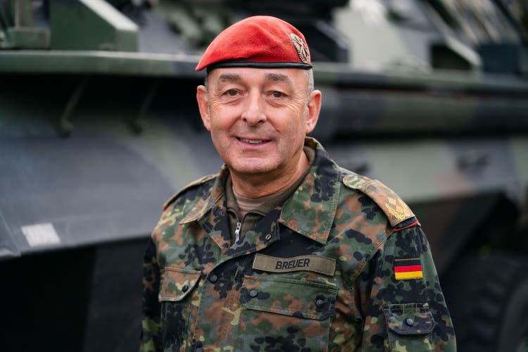 Neu an der Spitze des deutschen Corona-Krisenstabes: Generalmajor Carsten Breuer.
