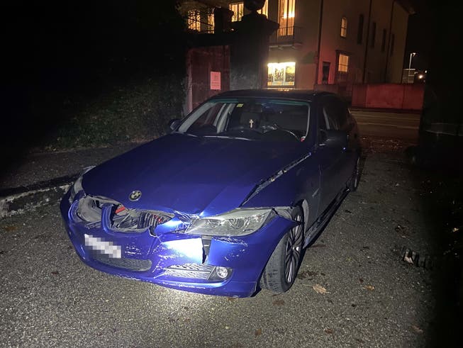 Am BMW entstand beträchtlicher Sachschaden.